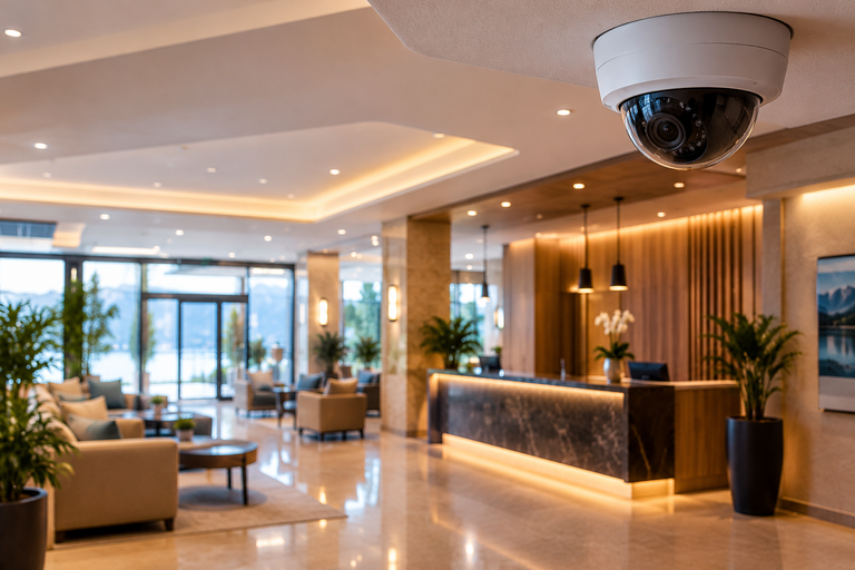 Κάμερα Ασφαλείας σε Πολυτελή Lobby